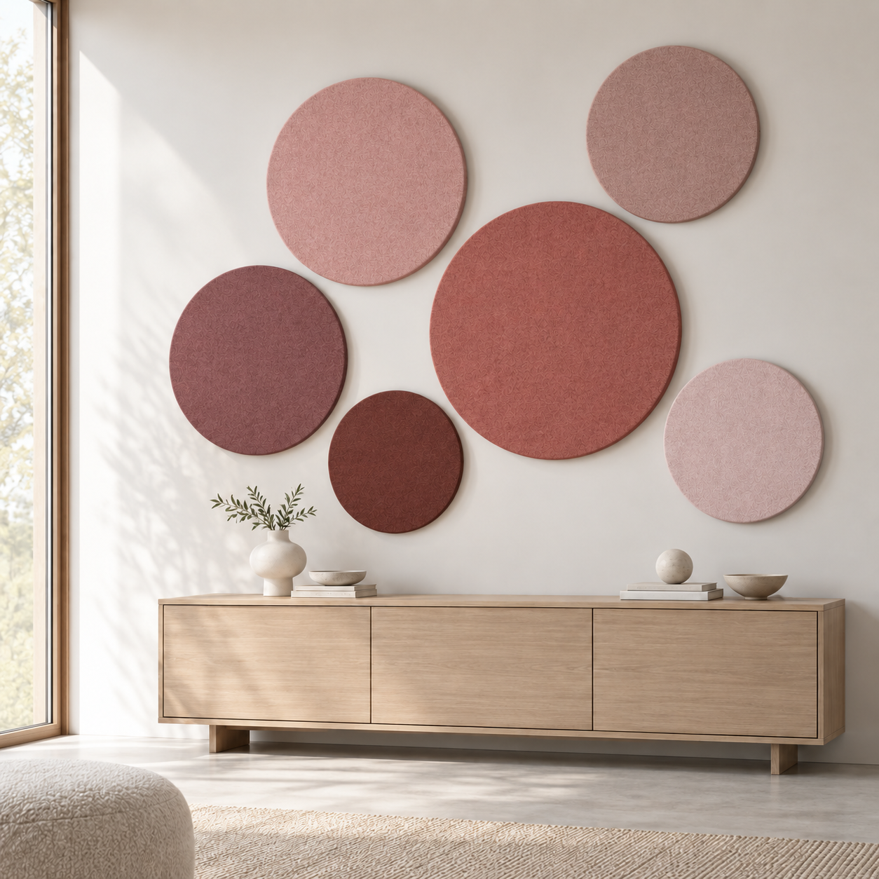 TK-Team Hush Round Acoustic panels